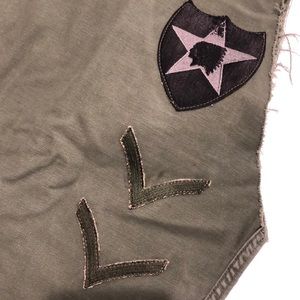 Riley | Jackets & Coats | Riley Vintage Army Vest With Patches And ...